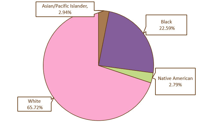 Percentsentenced.race